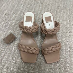 Dolce Vita braided heels, 7.5